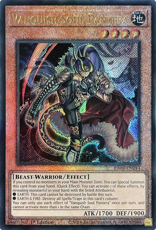 Vanquish Soul Pantera [RA04-EN044] Prismatic Ultimate Rare | Gam3 Escape