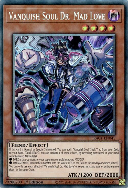 Vanquish Soul Dr. Mad Love [RA04-EN045] Prismatic Collector's Rare | Gam3 Escape