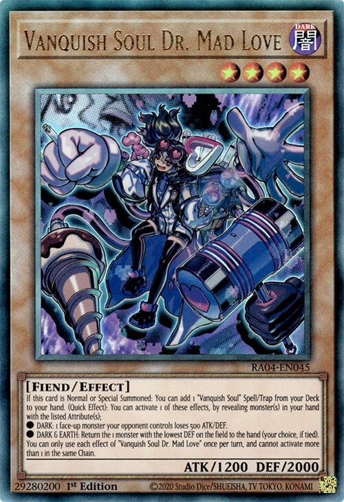 Vanquish Soul Dr. Mad Love [RA04-EN045] Prismatic Ultimate Rare | Gam3 Escape