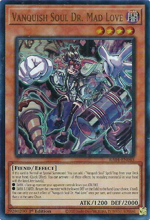 Vanquish Soul Dr. Mad Love [RA04-EN045] Ultra Rare | Gam3 Escape