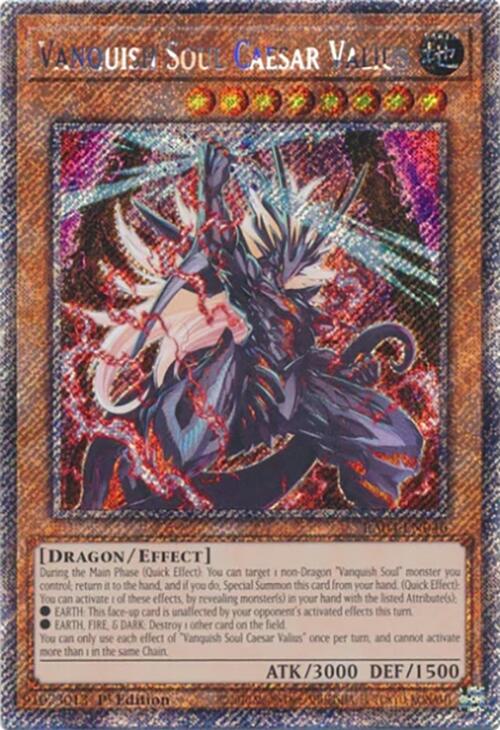 Vanquish Soul Caesar Valius [RA04-EN046] Platinum Secret Rare | Gam3 Escape