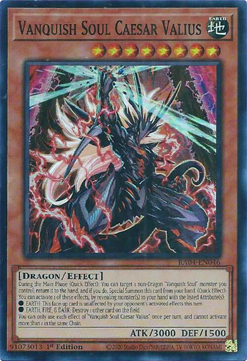 Vanquish Soul Caesar Valius [RA04-EN046] Super Rare | Gam3 Escape