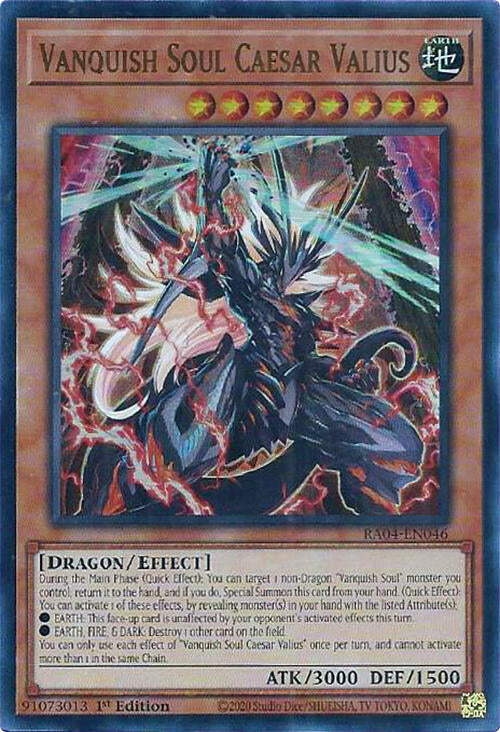 Vanquish Soul Caesar Valius [RA04-EN046] Ultra Rare | Gam3 Escape