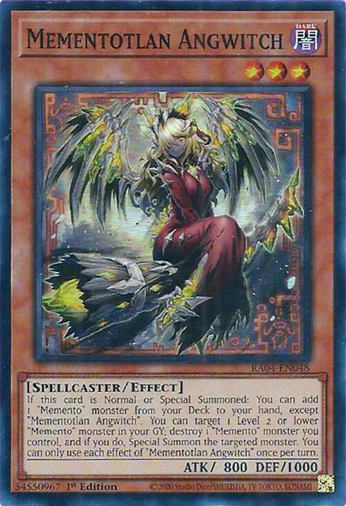 Mementotlan Angwitch [RA04-EN048] Super Rare | Gam3 Escape
