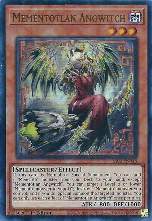 Mementotlan Angwitch [RA04-EN048] Ultra Rare | Gam3 Escape