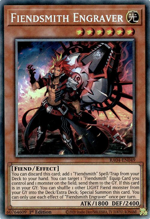Fiendsmith Engraver [RA04-EN049] Prismatic Collector's Rare | Gam3 Escape