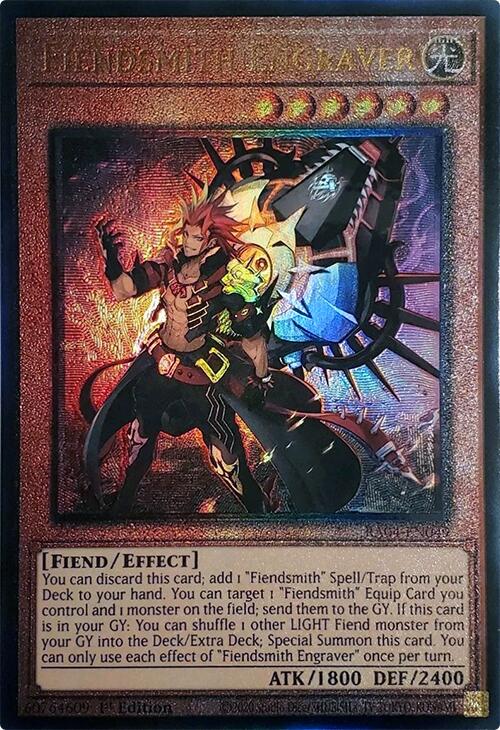 Fiendsmith Engraver [RA04-EN049] Prismatic Ultimate Rare | Gam3 Escape