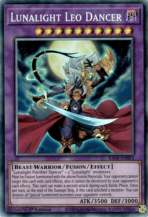 Lunalight Leo Dancer [RA04-EN053] Prismatic Collector's Rare | Gam3 Escape