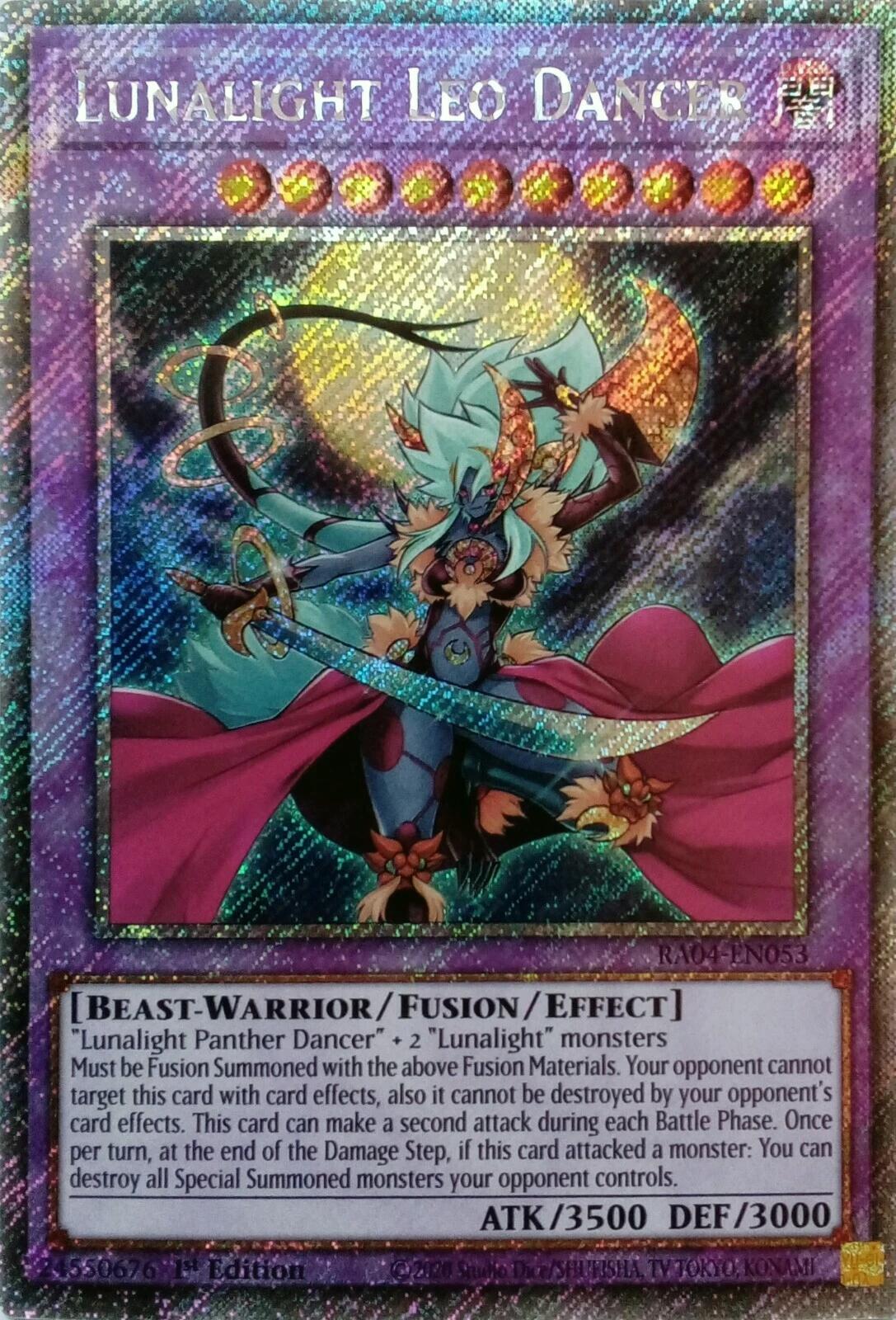 Lunalight Leo Dancer [RA04-EN053] Platinum Secret Rare | Gam3 Escape