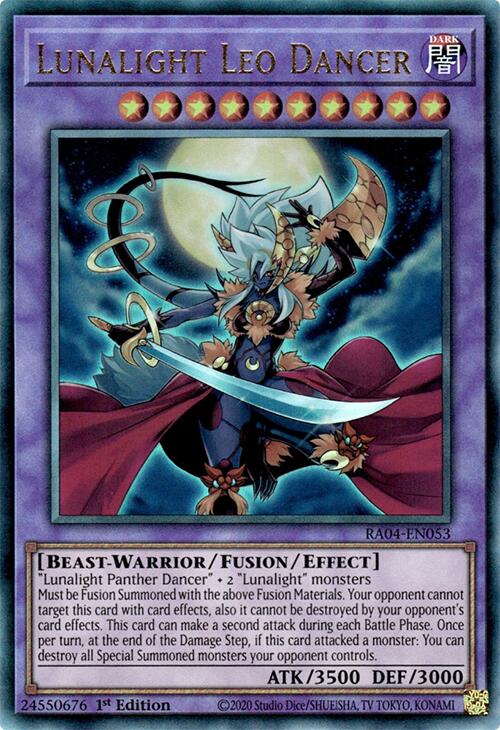 Lunalight Leo Dancer [RA04-EN053] Prismatic Ultimate Rare | Gam3 Escape