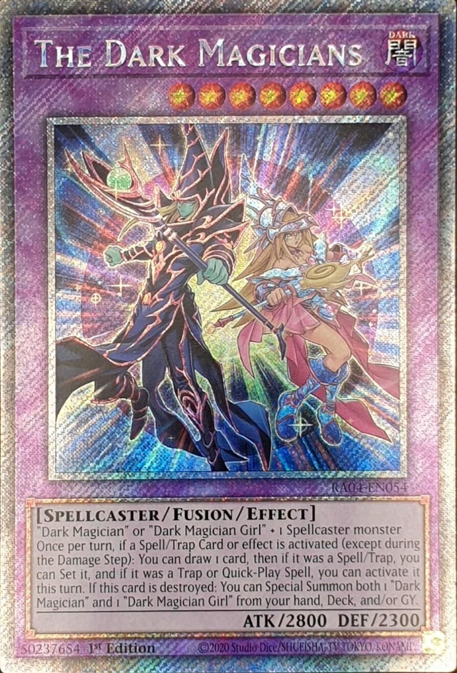 The Dark Magicians [RA04-EN054] Platinum Secret Rare | Gam3 Escape