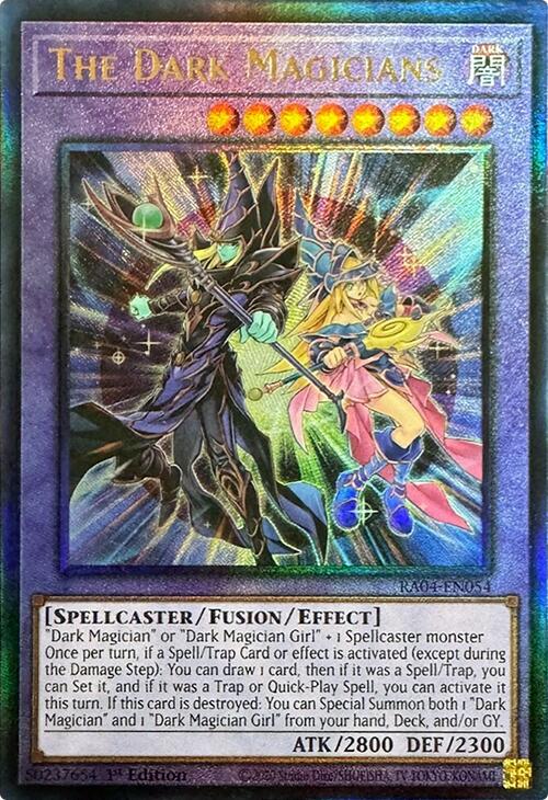 The Dark Magicians [RA04-EN054] Prismatic Ultimate Rare | Gam3 Escape