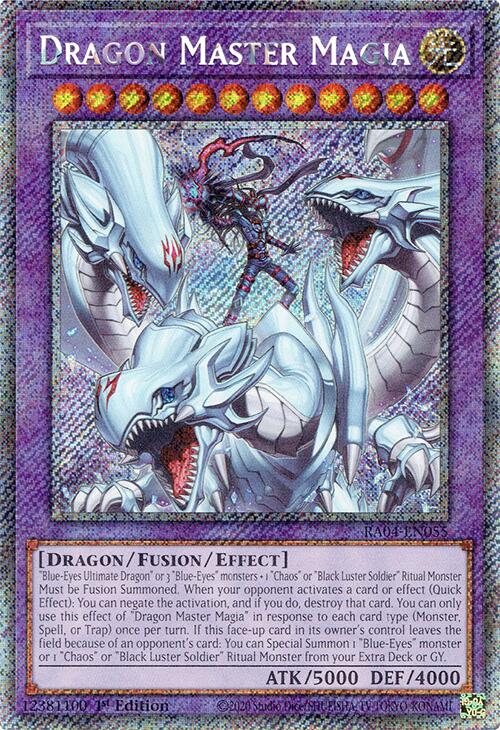 Dragon Master Magia [RA04-EN055] Platinum Secret Rare | Gam3 Escape