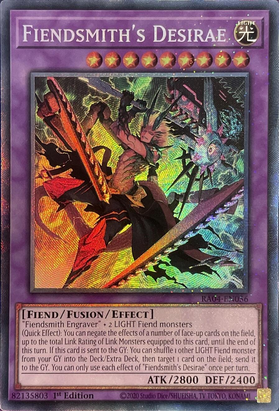 Fiendsmith's Desirae [RA04-EN056] Prismatic Collector's Rare | Gam3 Escape