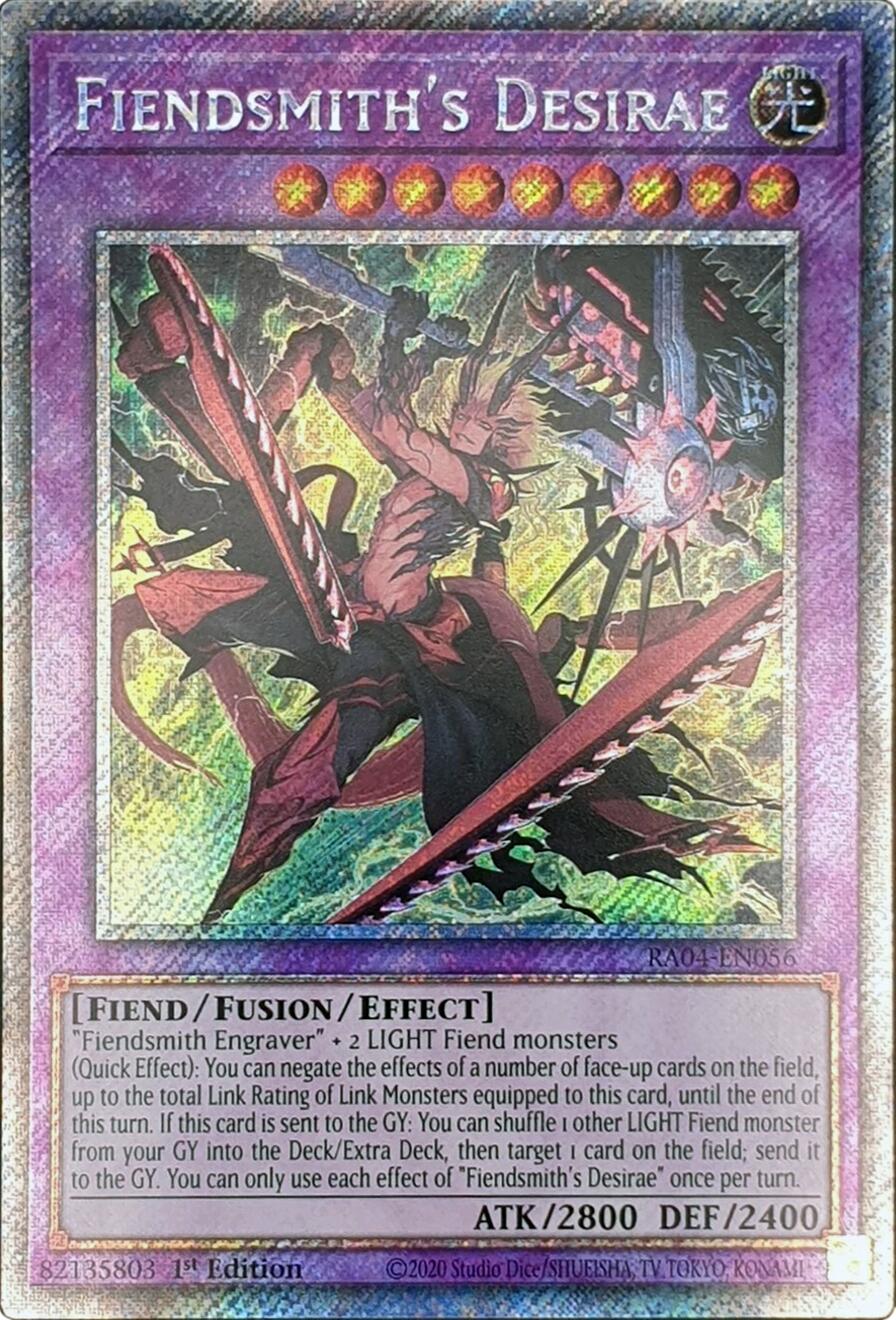 Fiendsmith's Desirae [RA04-EN056] Platinum Secret Rare | Gam3 Escape