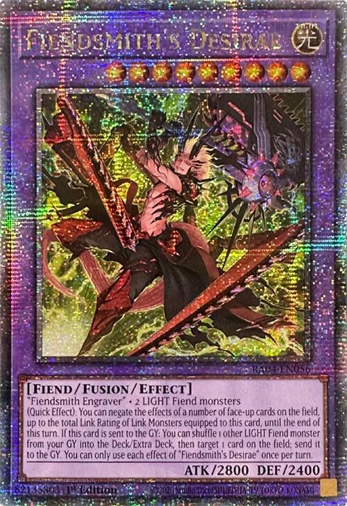 Fiendsmith's Desirae [RA04-EN056] Quarter Century Secret Rare | Gam3 Escape