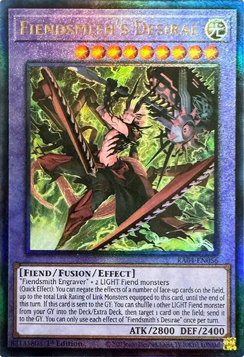 Fiendsmith's Desirae [RA04-EN056] Prismatic Ultimate Rare | Gam3 Escape