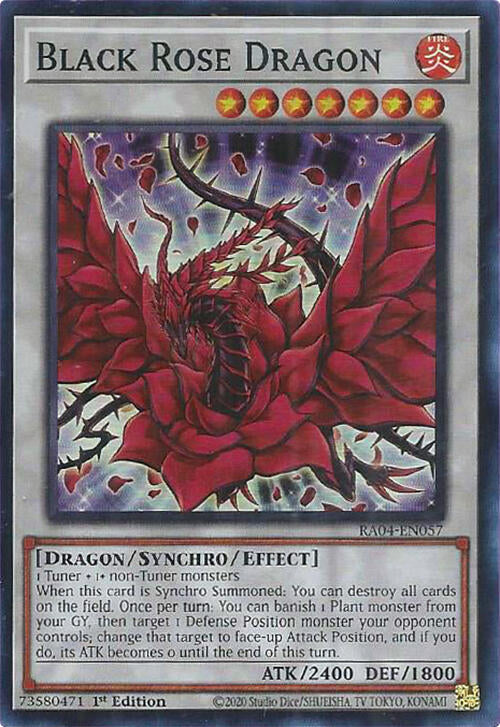 Black Rose Dragon [RA04-EN057] Super Rare | Gam3 Escape