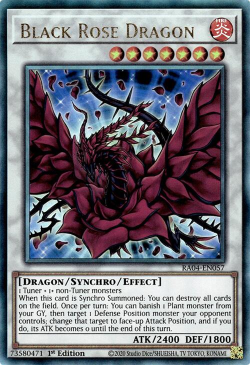 Black Rose Dragon [RA04-EN057] Prismatic Ultimate Rare | Gam3 Escape
