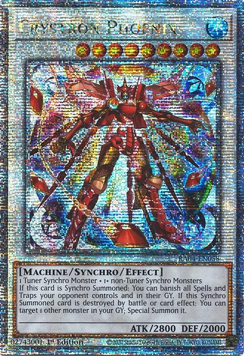 Crystron Phoenix [RA04-EN058] Quarter Century Secret Rare | Gam3 Escape