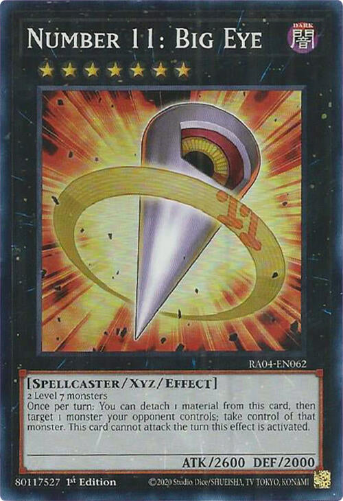 Number 11: Big Eye [RA04-EN062] Super Rare | Gam3 Escape
