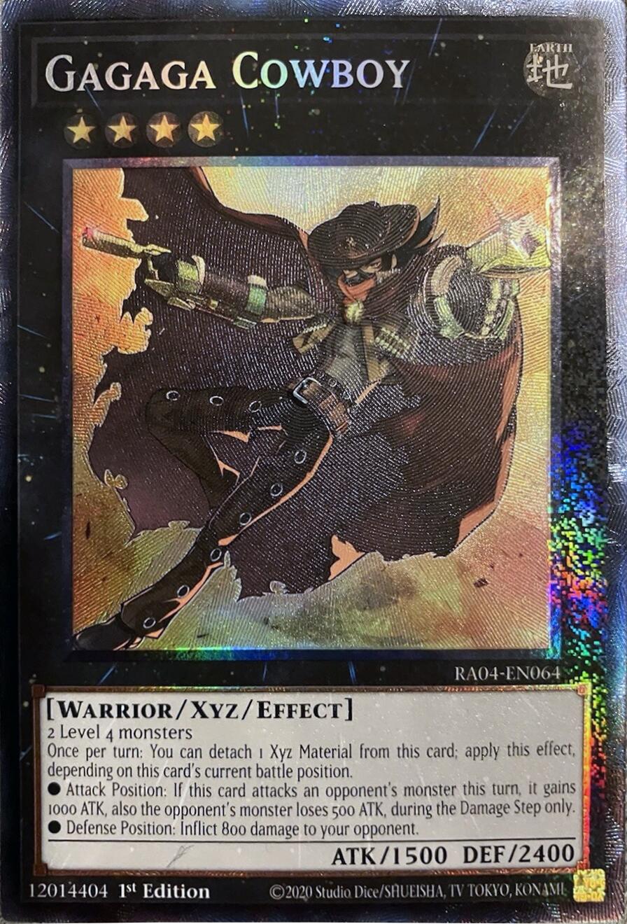 Gagaga Cowboy [RA04-EN064] Prismatic Collector's Rare | Gam3 Escape