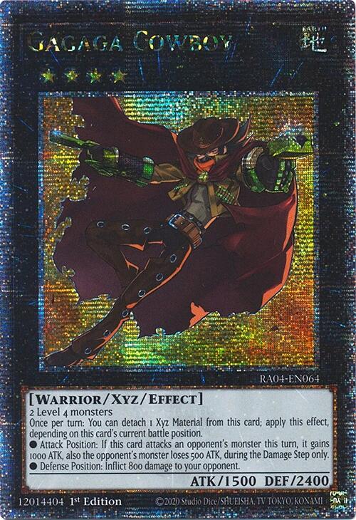 Gagaga Cowboy [RA04-EN064] Quarter Century Secret Rare | Gam3 Escape