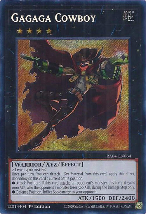 Gagaga Cowboy [RA04-EN064] Secret Rare | Gam3 Escape