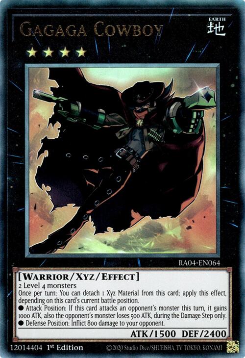 Gagaga Cowboy [RA04-EN064] Prismatic Ultimate Rare | Gam3 Escape
