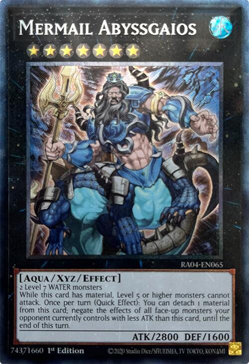Mermail Abyssgaios [RA04-EN065] Prismatic Collector's Rare | Gam3 Escape