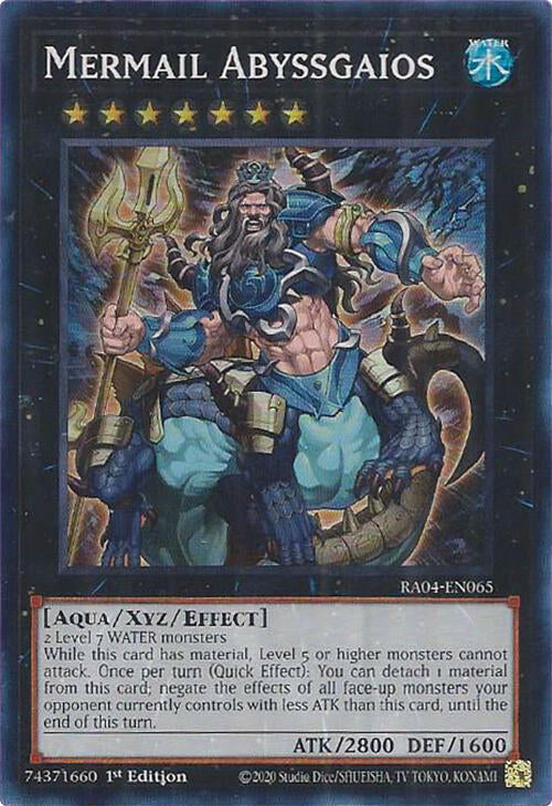 Mermail Abyssgaios [RA04-EN065] Super Rare | Gam3 Escape