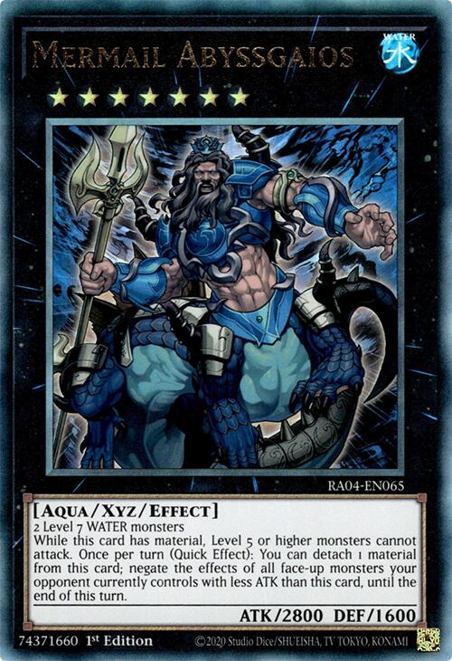 Mermail Abyssgaios [RA04-EN065] Prismatic Ultimate Rare | Gam3 Escape