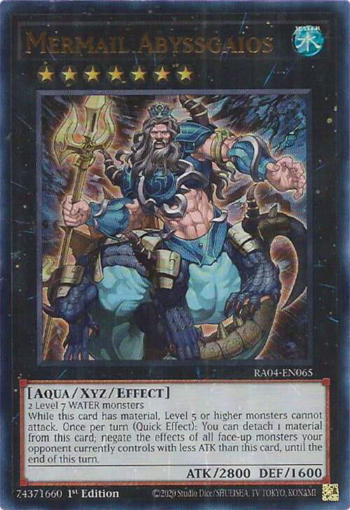 Mermail Abyssgaios [RA04-EN065] Ultra Rare | Gam3 Escape