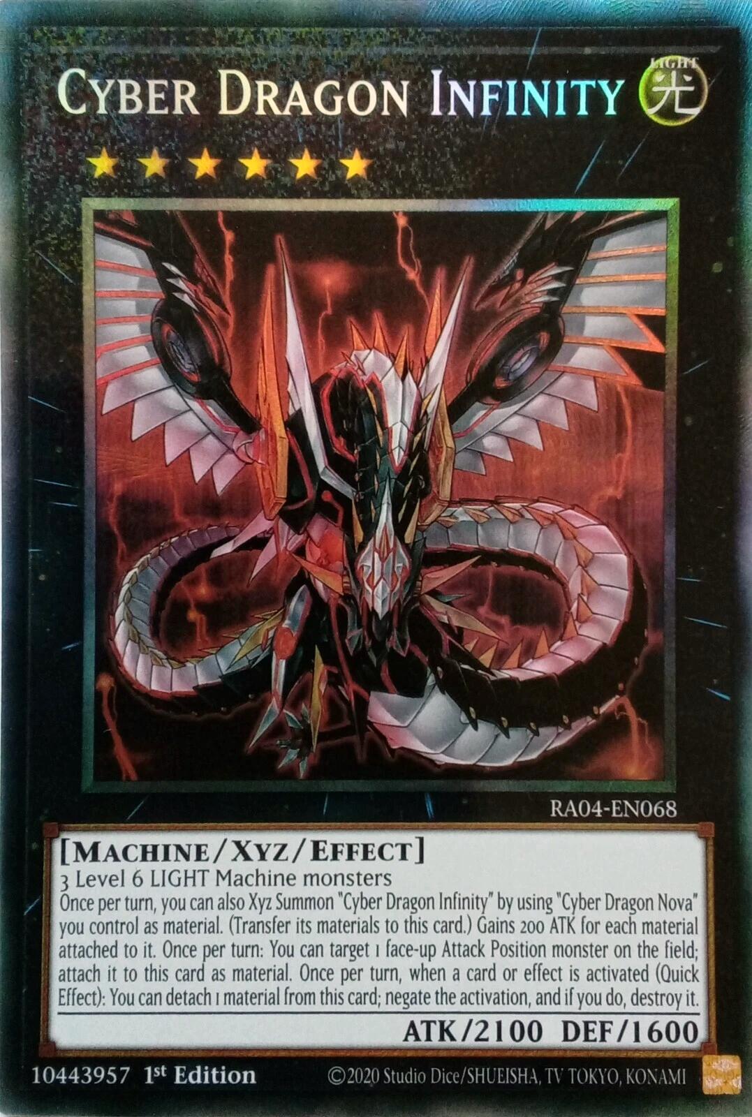 Cyber Dragon Infinity [RA04-EN068] Prismatic Collector's Rare | Gam3 Escape