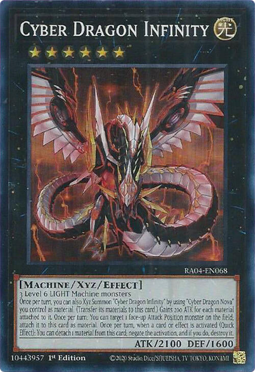 Cyber Dragon Infinity [RA04-EN068] Super Rare | Gam3 Escape