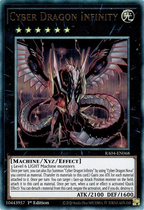 Cyber Dragon Infinity [RA04-EN068] Prismatic Ultimate Rare | Gam3 Escape