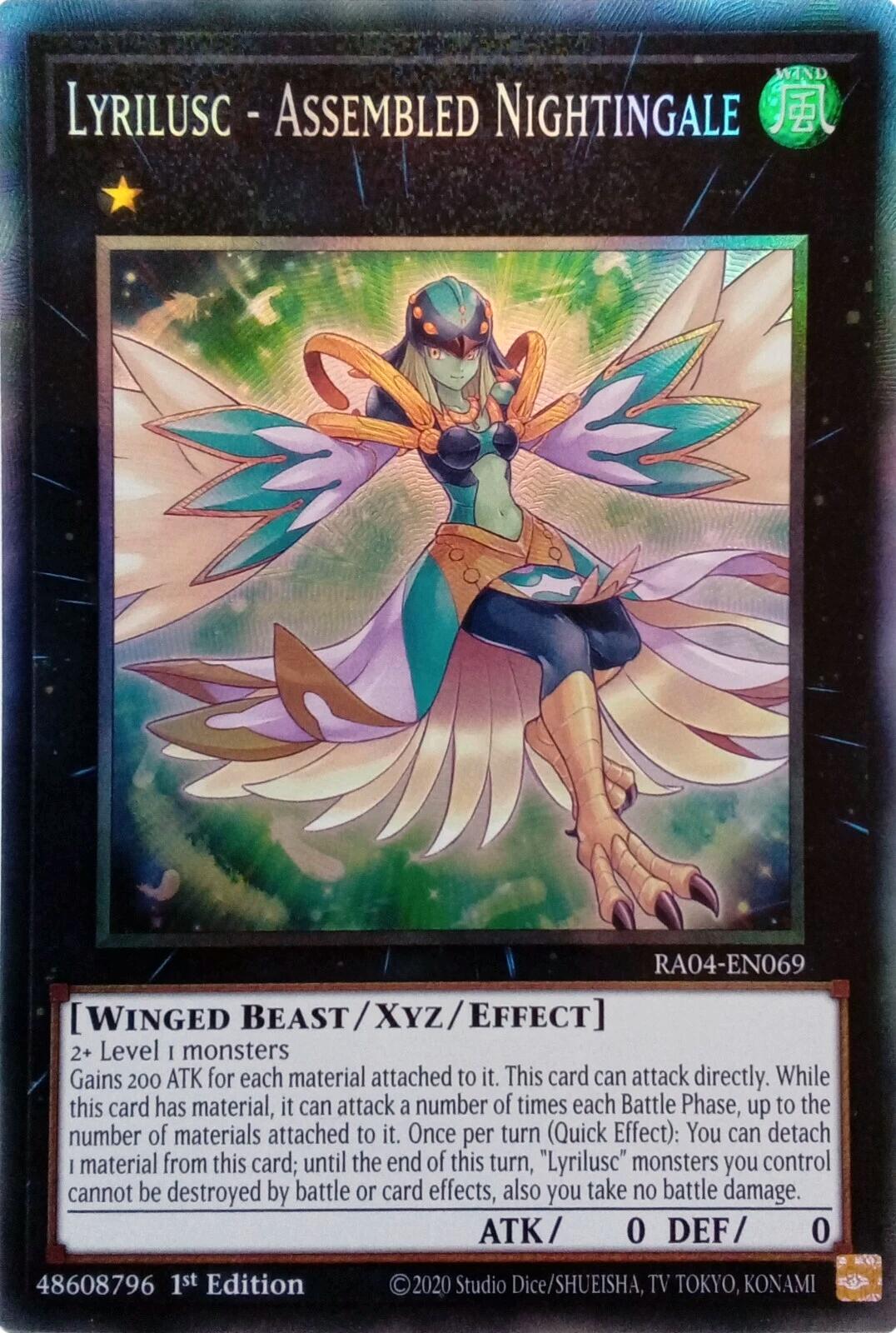 Lyrilusc - Assembled Nightingale [RA04-EN069] Prismatic Collector's Rare | Gam3 Escape