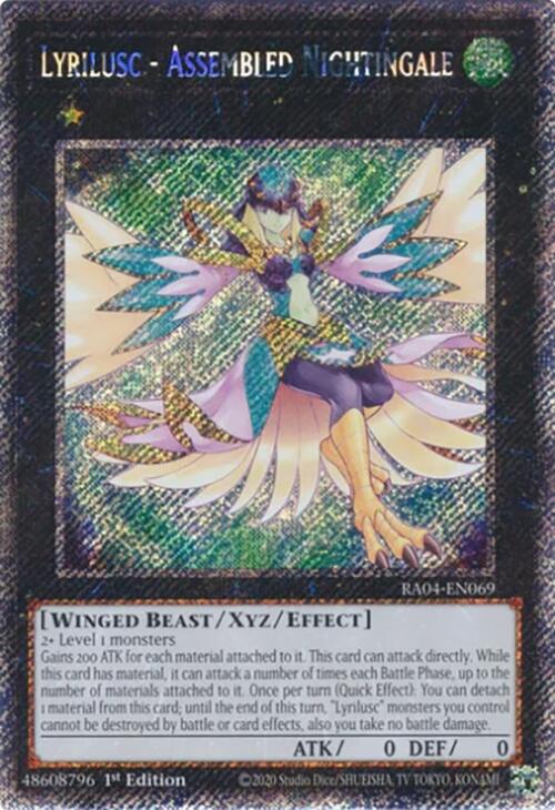 Lyrilusc - Assembled Nightingale [RA04-EN069] Platinum Secret Rare | Gam3 Escape