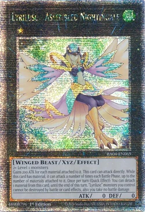 Lyrilusc - Assembled Nightingale [RA04-EN069] Quarter Century Secret Rare | Gam3 Escape