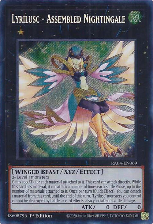 Lyrilusc - Assembled Nightingale [RA04-EN069] Secret Rare | Gam3 Escape