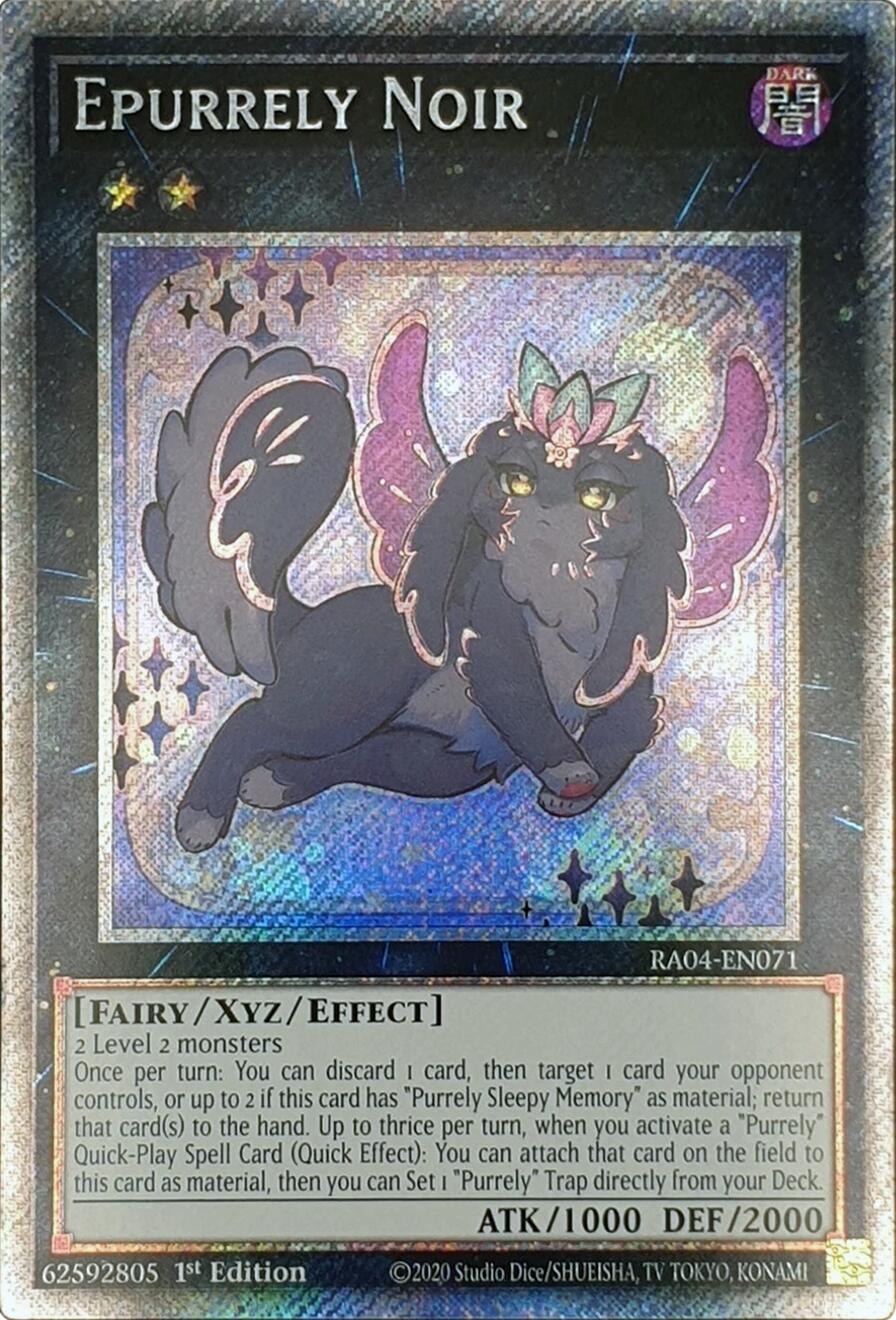 Epurrely Noir [RA04-EN071] Platinum Secret Rare | Gam3 Escape