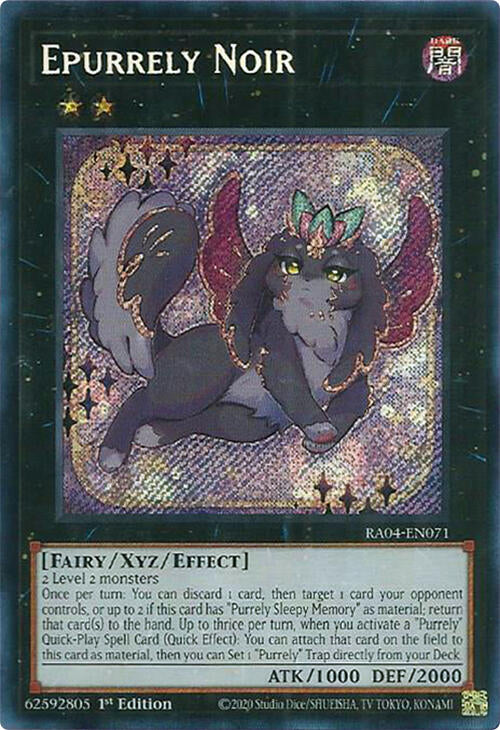 Epurrely Noir [RA04-EN071] Secret Rare | Gam3 Escape