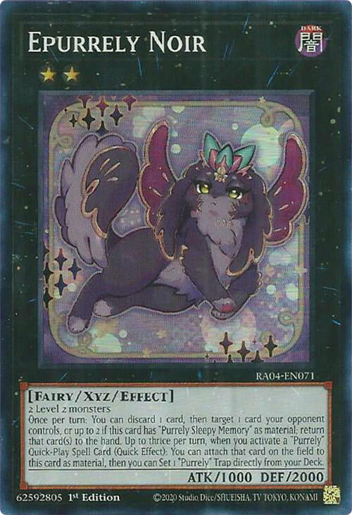 Epurrely Noir [RA04-EN071] Super Rare | Gam3 Escape