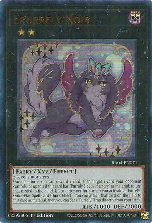 Epurrely Noir [RA04-EN071] Ultra Rare | Gam3 Escape