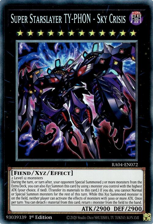 Super Starslayer TY-PHON - Sky Crisis [RA04-EN072] Prismatic Collector's Rare | Gam3 Escape