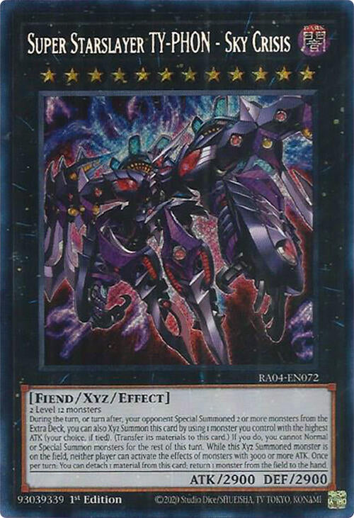 Super Starslayer TY-PHON - Sky Crisis [RA04-EN072] Secret Rare | Gam3 Escape