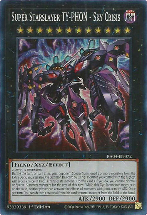 Super Starslayer TY-PHON - Sky Crisis [RA04-EN072] Super Rare | Gam3 Escape