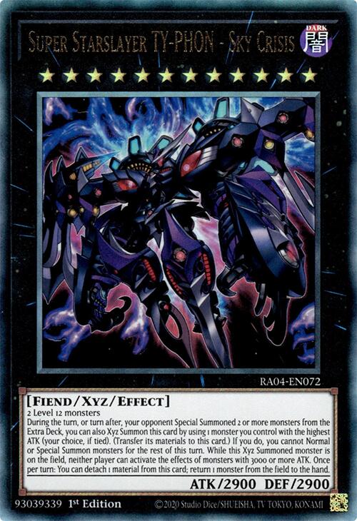 Super Starslayer TY-PHON - Sky Crisis [RA04-EN072] Prismatic Ultimate Rare | Gam3 Escape