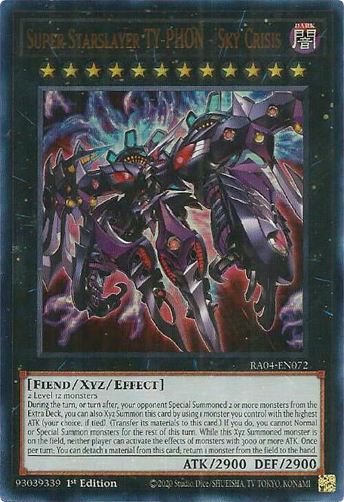 Super Starslayer TY-PHON - Sky Crisis [RA04-EN072] Ultra Rare | Gam3 Escape