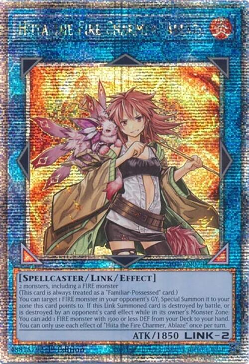 Hiita the Fire Charmer, Ablaze [RA04-EN074] Quarter Century Secret Rare | Gam3 Escape